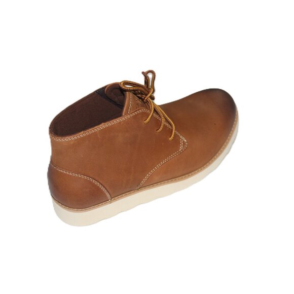 EASTLAND JACK PEANUT CHUKKA LEATHER BOOTS - Picture 2 of 5